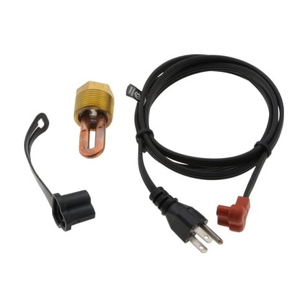 Zerostart Engine Heater - 600W 120V, 35Mm Plug, Brass Adapter Gm, Isuzu 3100089